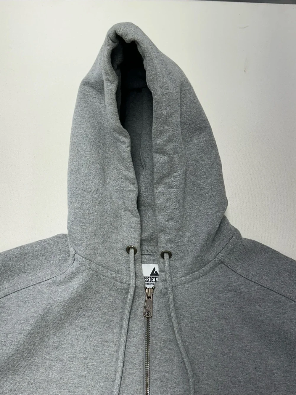 American Giant Classic Full Zip Hoodie Mens Medium Gray Heavyweight USA Cotton